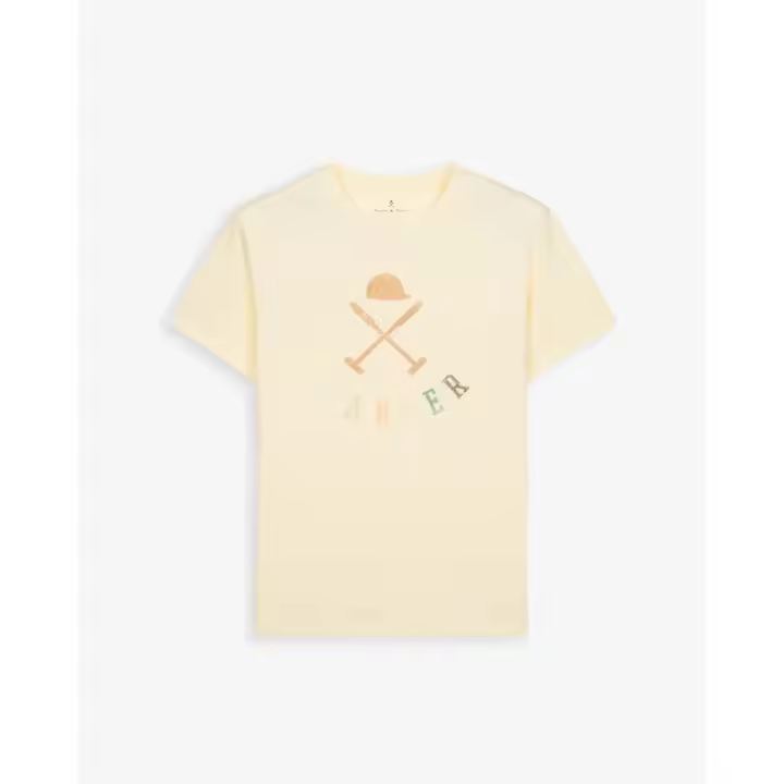 Camiseta Preppy Vainilla Yellow - Harper & Neyer - Camiseta Hombre - 1