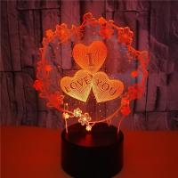 Lámpara De Noche 3D Nighdn 'I LOVE YOU' Regalo De San Valentín Para Novios Luz LED Colorida Decoración De Habitación Romántica Forma De Corazón - details 2