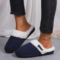 Zapatillas Casuales De Pelo Fluffy Para Mujer Invierno Plush Interior Zapatos De Mujer 2025 Plataforma Calientes Tallas Grandes Pareja Planas - details 31
