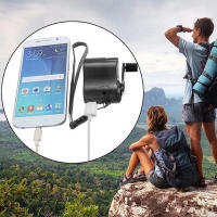 Cargador De Sobrevivencia Al Aire Libre Con Generador De Dinamismo Manual 5.5V Accesorios De Viaje Para Emergencias - details 3