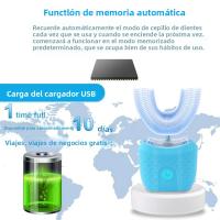 Cepillo De Dientes Eléctrico En Forma De U Ultrasonido 360 Grados Para Niños Y Adultos Blanqueamiento De Dientes Con Cerda De Silicona Automático - details 4