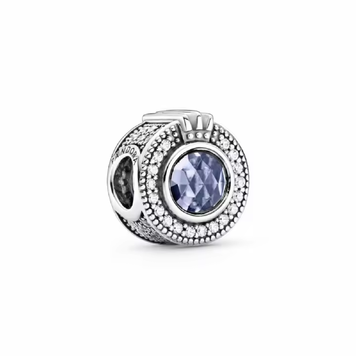 Charm Pandora azul brillante de la corona Pandora - 1