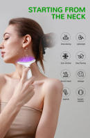 Dispositivo de belleza para el cuello para diluir las líneas del cuello, masajeador para el cuidado del cuello, levantar y tensar, eliminar pliegues nasolabiales, dispositivo de protección del cuello, dispositivo de belleza blanco - details 1