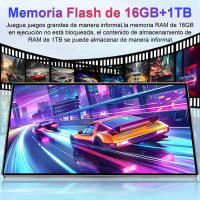 20000mAh,Tablet Android 2025, Versión Global, 14 Núcleos,Nueva Red, 16GB + 1TB, 10,1 Pulgadas, Android 13,0, Wifi - details 8