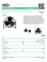 FABRILAMP Ventilador MOTOR DC Indistrial Solar Ciclon 20w Negro 5velocidades 3asp.negras C/puerto Usb Orientable 43x46x40cm panel solar BATERIA DE LITIO y funcionar 9H  con CABLE DE 4,20 METROS  Equipado con PUERTO USB CALIDAD TOP DE CONFIANZA - details 2