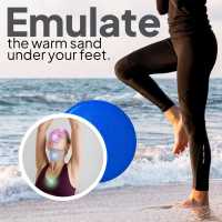 Ociodual Cojín Hinchable Azul Disco con Bomba Goma PVC para Fitness Yoga Pilates Coordinación Rehabilitación Equilibrio - details 5