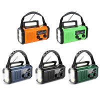 Radio De Emergencia Portátil Con Solar AM/FM Radio De Clima SOS Alarme Luz LED Impermeable Para Camping Al Aire Libre - details 11