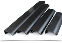 Manijas De Gabinete Ocultas 80-500mm Aluminio Negro Moderno Para Puertas De Armario Y Cajones De Cocina Y Armarios - details 10