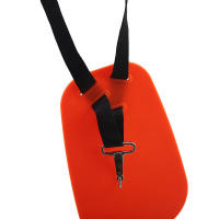 Almohadilla Ajustable Para Motosierra Doble Encaje Con Correa De Hombros Para Cortacésped Protector De Jardín Color Ámbar - details 4