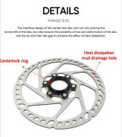 Rotador De Freno De Disco Para Bicicleta De Carretera Y Montaña 160mm 180mm 203mm Material De Acero Sistema De Freno Hidráulico Centerlock - details 3