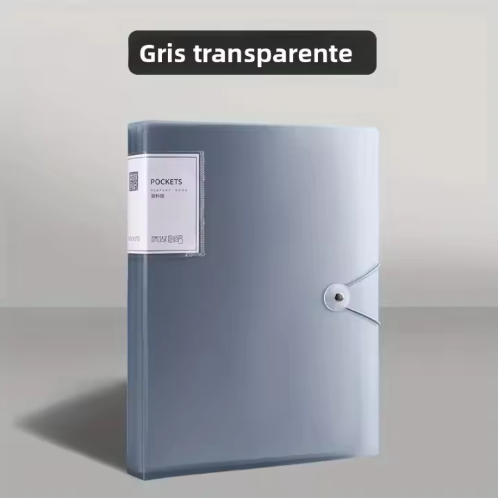 Organizador De Documentos A4 Con 60 Bolsillos Transparentes - Estantería Multi Capa Para Escuela Y Oficina En Plástico - 1