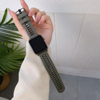 Correa De Silicona Para Apple Watch Compatible Con Series 9 8 7 6 5 3 Ultra 2 Tamaños Variados 49mm 42mm 44mm 41mm 45mm Con Hebilla Metálica - details 35