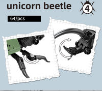Mini Serie De Insectos Bloques De Construcción Unicornio Scarab Cucaracha Juguetes De Artesanía Pequeños Animales Para Niños Regalo De Navidad - details 11
