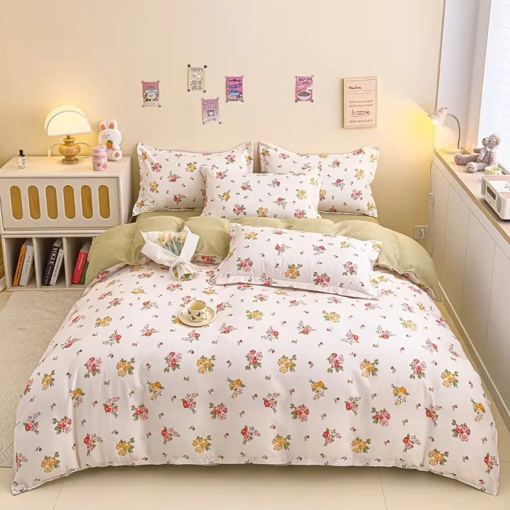 Juego de Funda Nórdica 4 Piezas de Algodón Alta Calidad Juego de Ropa de Cama- Dibujo Elegante - Varios Tamaños Disponibles - 1