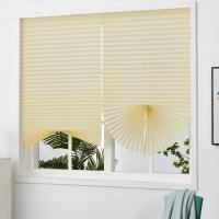 Cortinas De Blackout Adhesivas Para Ventanas Cortinas De Zorro Pleated De Tela No Tejida Para Decoración De Habitación Sala De Estar Balcón - details 3