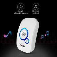 Sensor De Puerta Inalámbrico FUERS Con Alarma De Seguridad Para El Hogar Detector De Movimiento Alerta De Visitantes Cifrado De 4 Dígitos Sonido De Campana De Bienvenida Sistema De Alarma Antirrobo - details 4