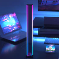 Lámpara De Ambiente LED RGB Para Decoración De Habitación Y Juego De PC Luz Nocturna Bluetooth Para Mesa Y TV Iluminación De Modo Contemporáneo - details 1