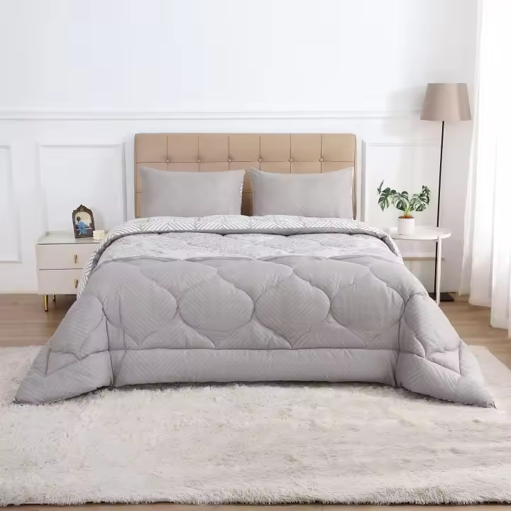 Shoppe house - Edredón Estampado con Relleno de Fibra, Edredón Invierno, Tejido Suave y 100% Poliéster - 1