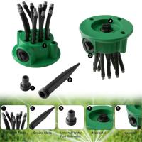 Riega 360 Grados Jardín Automático Multisombreador Juego De Riegos Para Césped Herramientas De Jardinería Con Múltiples Cabezales - details 0