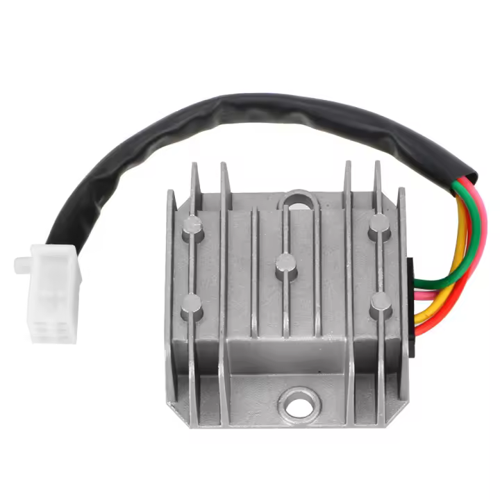 Regularizador De Voltaje Para Motocicleta Estabilizador De Corriente Universal Rectificador De 4 Hilo 4 Pines 12V Para ATV Scooter De 150-250CC - 1