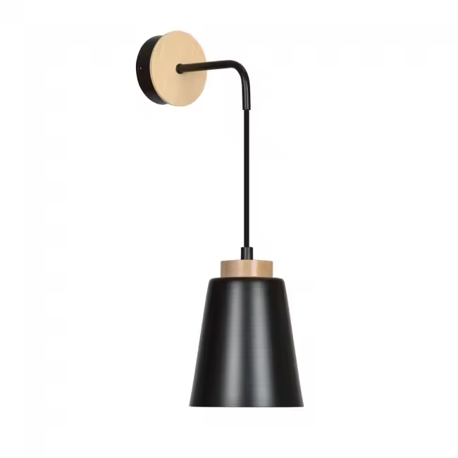 WONDERLAMP Wonderlamp Aplique de Pared Lasso Negro LED Altura Ajustable - 1