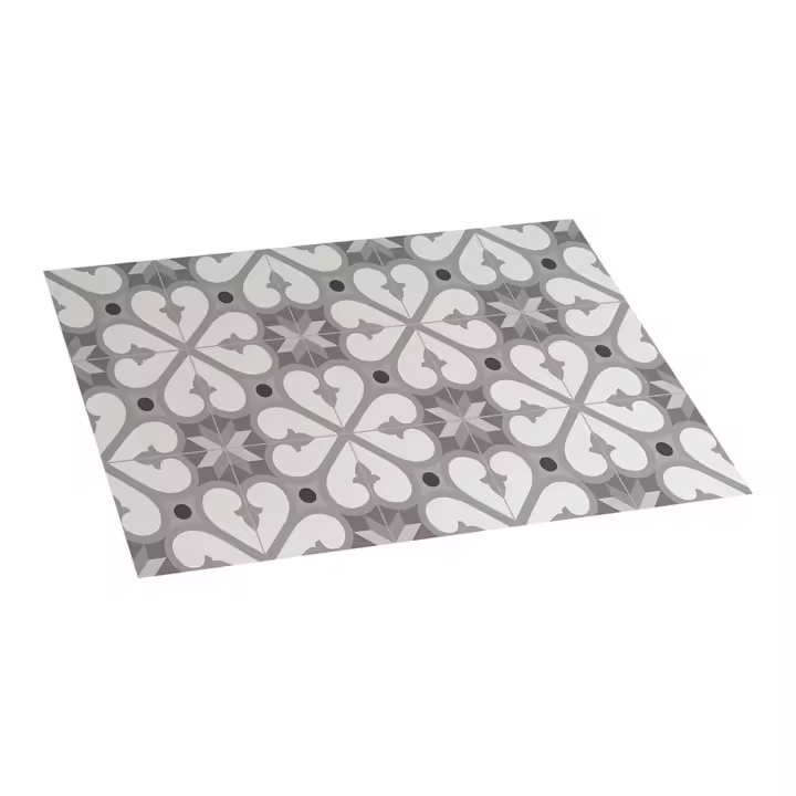 ALFOMBRA VINILICA BCN GRISES 45x75cm - 1