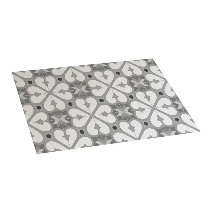 ALFOMBRA VINILICA BCN GRISES 45x75cm - 1