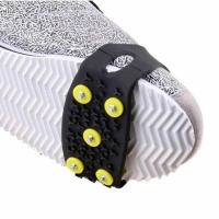Cubrezapatos Antideslizantes Para Escalada En Nieve Y Montañismo Unisex Cubrezapatos De Hielo Con 5 Clavos Accesorios Para Caminar Y Senderismo - details 4