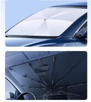 J.S ONDO   Parasol Coche Delantero, Parasol Plegable Coche con Anti UV Rayos,Sombrilla Paraguas del Coche para Lunas Delanteras, Parasol para Parabrisas de los Coche para Mayoría de Coches, SUV, Camiones 140X79CM - details 6