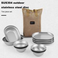 Juego De Comedor Portátil NOBANA Para Camping Con Utensilios Lustrados Fácil De Limpiar Accesorios De Cocina Para Exteriores - details 4