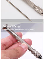 Kit De Costura Multifuncional En Cuero Con Agujas Reemplazables Y Perforadora DIY Para Manualidades De Cuero - details 5