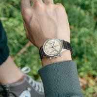Reloj De Piloto Retro Para Hombre 1963 Reloj Automático 42mm Impermeable Cronógrafo De Cuarzo Vintage Con Correa De Nylon - details 11