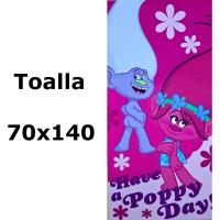 Toalla de playa trolls,Toalla de baño,MICROFIBRA 100% POLYESTER,MEDIDAS 70x140cm,cm,fespu - details 0