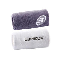 Muñequeras Bullpadel BPMU-24PR (Pack 2) Blanco Azul Sombra - details 0