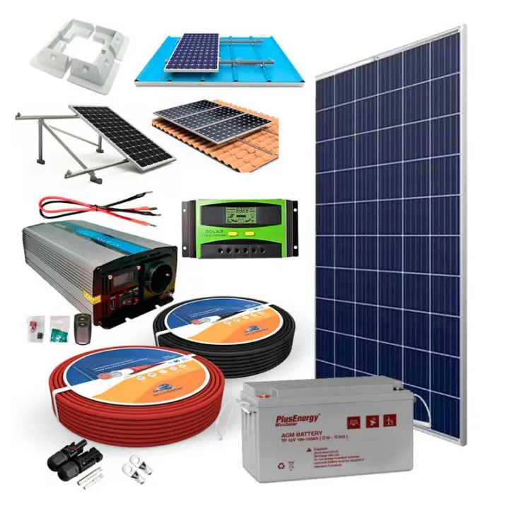 Plusenergy - Kit Solar 12v 150w Hora Regulador 20a - 1
