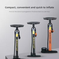 Bomba De Bicicleta 160PSI Con Medidor De Presión Adaptador De Valvulas Schrader Presta Bomba De Aire De Alta Presión Para Mano Y Pies - details 0