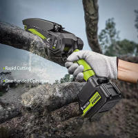 Motosierra Mini Recargable De 4/6 Pulgadas Para Jardín Potente Herramienta Eléctrica Portátil Corte Potenciado Por Batería De 18V Para DIY En El Hogar - details 3