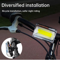 Linterna Frontal LED Recargable 3 En 1 Luz Blanca Roja Verde Impermeable IP65 Para Camping Ciclismo Pesca - details 6