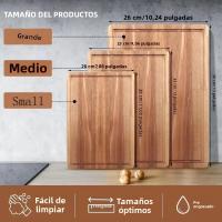 Tablas De Cortar De Madera De Encina Y Nogal Para Queso Y Carne Bloque De Corte Para Cocina Herramientas De Cocina - details 2