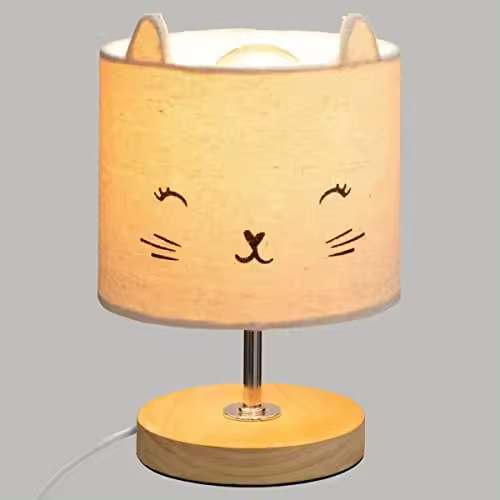 Lampara infantil sobremesa 'cat' e14 (bombilla no incluida) - 1