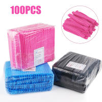 100 PCS Tapones De Tela No Tejida Desechables En Colores Blanco Rosa Negro Y Azul Accesorios De Belleza Para Spa Y Peluquería - details 5