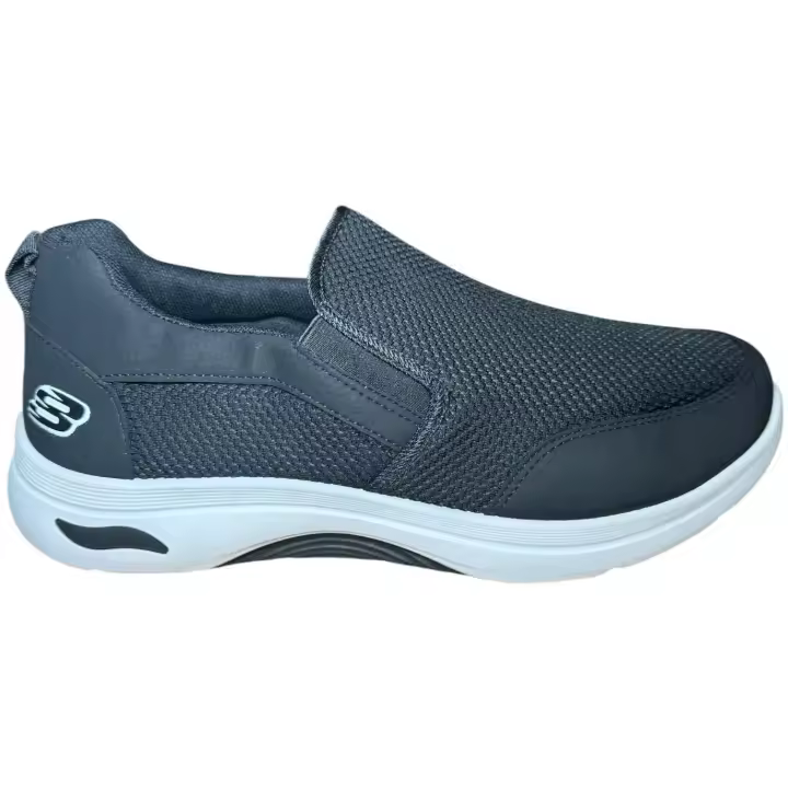 Everlyx - Zapatillas Deportivas Slip-On Transpirables - Sneakers de Hombre - Diseño Ligero y Sin Cordones con Ajuste Cómodo - Ideales para Caminar, Entrenar o Uso Diario - Fáciles de Poner y Quitar - Disponible en Color Negro - E162 - 1