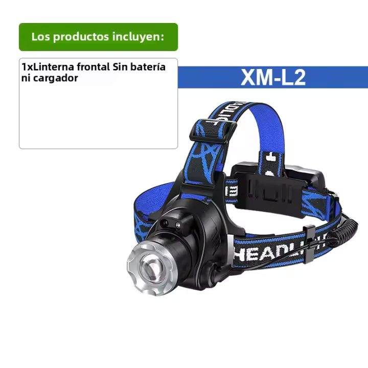 Lámpara Frontal Super Potente 9900LM Con Sensor IR 800W LED Luz De Mano Recargable 3500 Metro Para Pesca Y Camping - 1