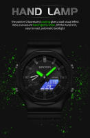 Reloj Deportivo De Lujo Para Hombre SANDA Con Cronógrafo LED Impermeable Y Pantalla Digital Cuarzo Reloj De Pulsera Militar - details 10