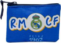 Monedero con cremallera Real Madrid tamaño 9x12cm.Escudo RMCF 1902 Azul CYPBRANDS - details 0