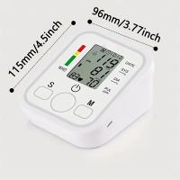 Tensiómetro de Brazo digital , medición precisa de la presión arterial y el pulso, validado clínicamente, Medidor Automático De Presión Arterial Para La Parte Superior Del Brazo, pantalla LCD grande, Con Voz , - details 3