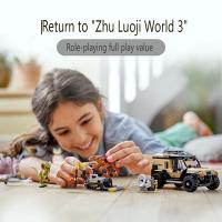 Bloques De Construcción De Dinosaurio Microraptor Y Spinosaurus Para Niños 303 Piezas Camión De Transporte De Mundo Prehistórico Juguete Educativo Regalo Para Niños - details 2