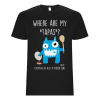 Camiseta Manga Corta Unisex Algodón Dibujo Tapas León Temática Regalo Confecciones J. García - details 1