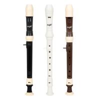 SHUFFLE Clarinete Recorder Barroco Con 8 Agujeros ABS Flauta Soprano Vertical Para Principiantes Instrumento De Viento Musical Regalo - details 4