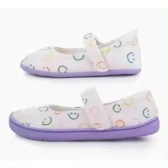 Zapato Mercedita Respetuosa Barefoot Baby Lobitos Sonrisas. Suela de 3mm, plana y flexible, plantilla extraíble y diseños rompedores. Sin topes ni contrafuertes. - 1